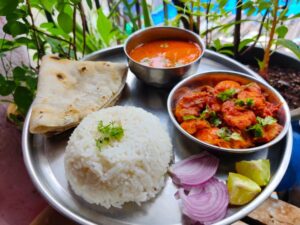 Prawn thali