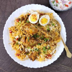 Hyderabadi Chicken Biryani